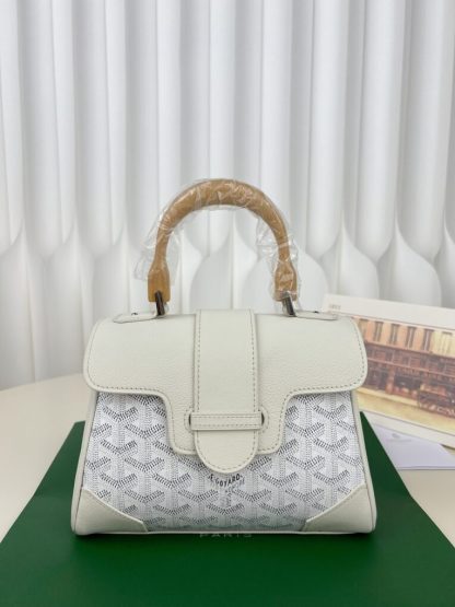 Replica Goyard Saïgon Souple Mini Bag White #3428 - Image 7