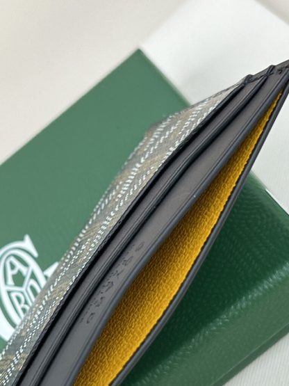 Replica Goyard Saint-Sulpice Card Wallet Card holder Black #3429 - Image 7