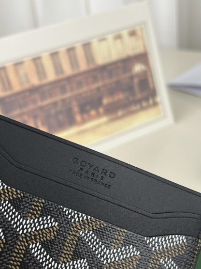 Replica Goyard Saint-Sulpice Card Wallet Card holder Black #3429 - Image 9