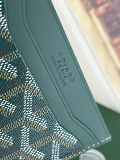 Replica Goyard Saint-Sulpice Card Wallet Card holder Green #3430 - Image 4