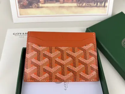 Replica Goyard Saint-Sulpice Card Wallet Card holder Orange #3436 - Image 3
