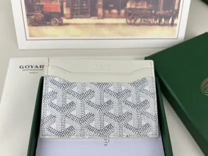 Replica Goyard Saint-Sulpice Card Wallet Card holder White #3433 - Image 5