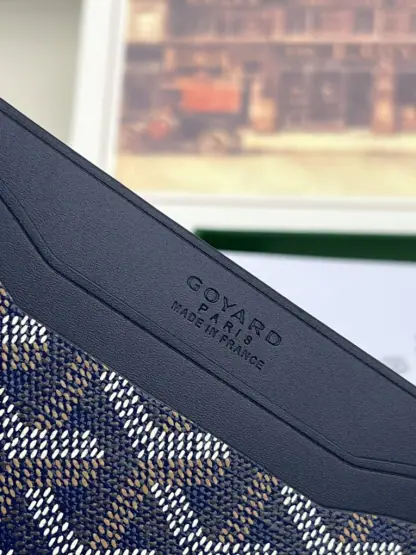 Replica Goyard Saint-Sulpice Card Wallet Card holder Navy Blue #3432 - Image 8