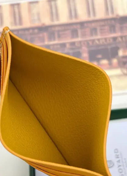 Replica Goyard Saint-Sulpice Card Wallet Card holder Yellow #3435 - Image 3