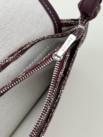 Replica Goyard Plumet Pocket Wallet Strap Bag Burgundy #3405 - Image 12