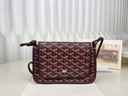 Replica Goyard Plumet Pocket Wallet Strap Bag Burgundy #3405 - Image 18