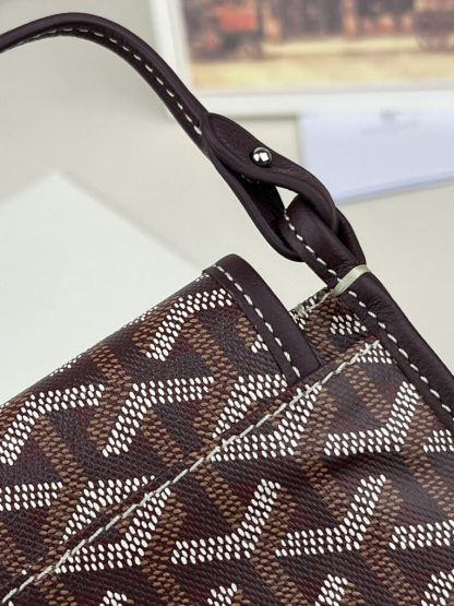 Replica Goyard Plumet Pocket Wallet Strap Bag Burgundy #3405 - Image 2