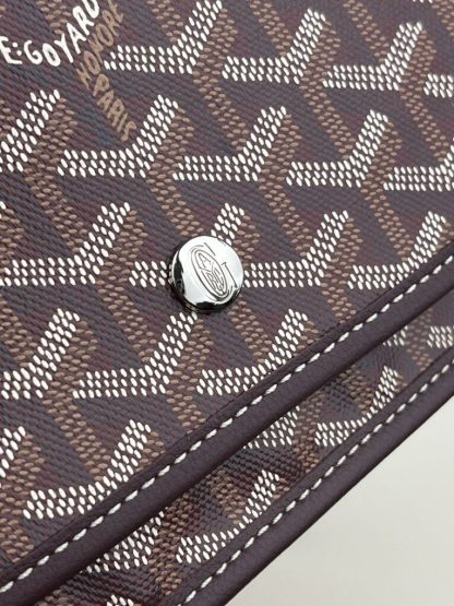 Replica Goyard Plumet Pocket Wallet Strap Bag Burgundy #3405 - Image 10