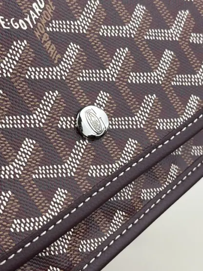 Replica Goyard Plumet Pocket Wallet Strap Bag Burgundy #3405 - Image 10