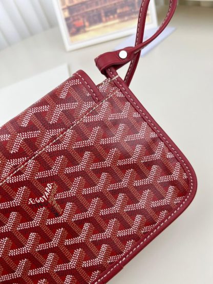Replica Goyard Plumet Pocket Wallet Strap Bags Red #3387 - Image 16