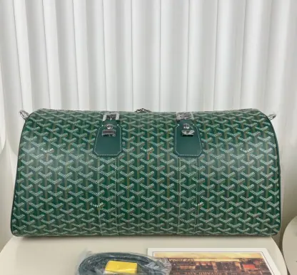 Replica Goyard Boston 45 bag Travel Bags Green #3366 - Image 4