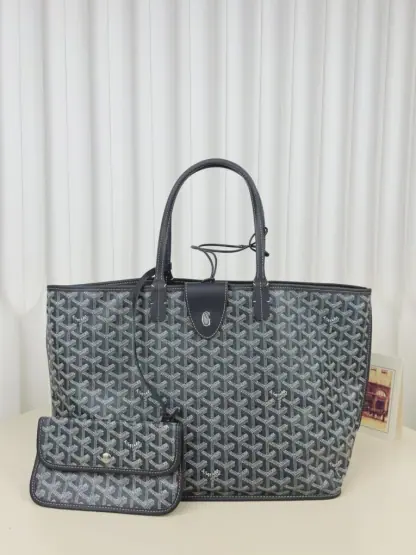 Replica Goyard Anjou GM Bag Grey Tote #3370 - Image 11
