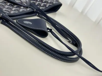 Replica Goyard Anjou GM Bag Navy Blue Tote #3371 - Image 8