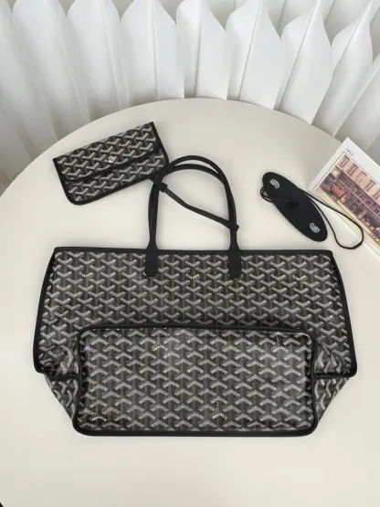 Replica Goyard Anjou GM Bag Black Tote #3367 - Image 13