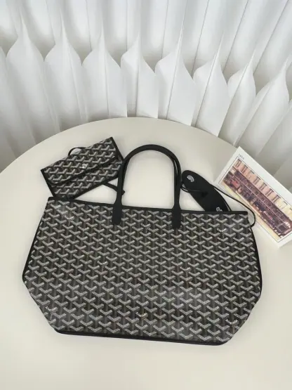 Replica Goyard Anjou GM Bag Black Tote #3367 - Image 17