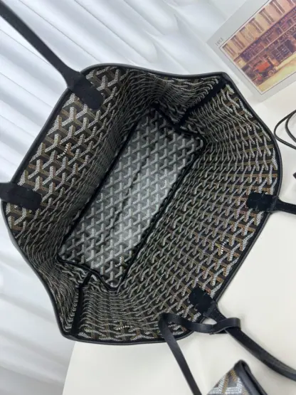 Replica Goyard Anjou GM Bag Black Tote #3367 - Image 9