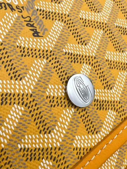 Replica Goyard Plumet Pocket Wallet Strap Bag Yellow #3409 - Image 7
