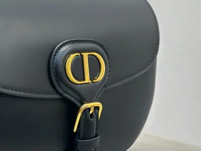 Replica Dior Medium Dior Bobby Bag Black Box Calfskin #3487 - Image 10