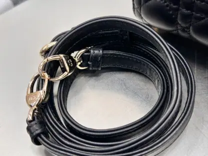 Replica Dior Lady Dior Micro Bag Powder Pink Cannage Lambskin #3490 - Image 2