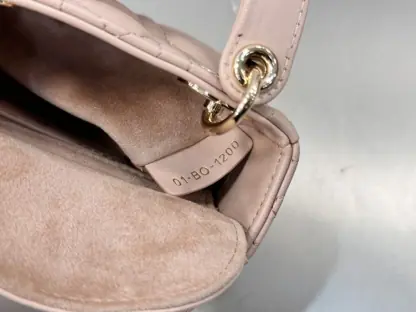 Replica Dior Lady Dior Micro Bag Powder Pink Cannage Lambskin #3488 - Image 6