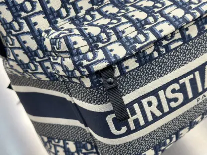 Replica Dior DiorTravel Backpack Blue Dior Oblique Jacquard #3491 - Image 8
