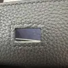 Replica Hermes Birkin 25cm CC89 Noir Handmade Hand Stitching Togo Gold Hardware #3507 - Image 5