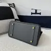 Replica Hermes Birkin 25cm CC89 Noir Handmade Hand Stitching Togo Gold Hardware #3507 - Image 7