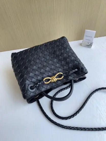 Replica Bottega Veneta Small Andiamo Tote Bag Top handle bag Black #3652 - Image 6