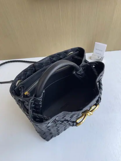 Replica Bottega Veneta Small Andiamo Tote Bag Top handle bag Black #3652 - Image 2