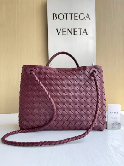 Replica Bottega Veneta Medium Andiamo Tote Bag Top handle bag Barolo #3643 - Image 9