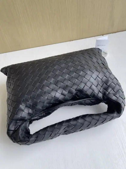 Replica Bottega Veneta Small Hop Black Shoulder Bag Calf Leather #3697 - Image 5