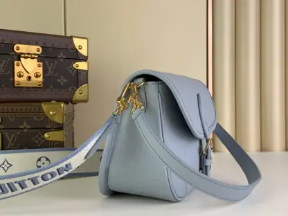 Replica Louis Vuitton Diane Satchel Bag M46846 Blue Hour #3677 - Image 6