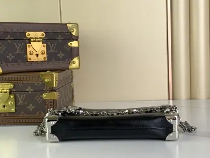 Replica Louis Vuitton Slim Trunk Black M25445 #3594 - Image 5