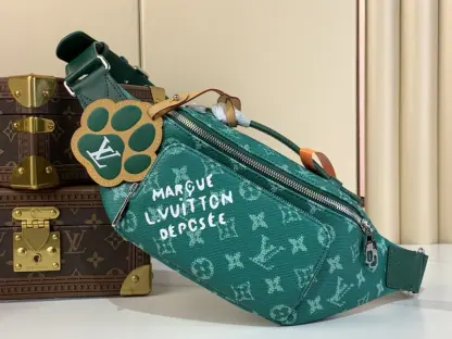 Replica Louis Vuitton Rush Bumbag Men's Green Bag M12867 #3729