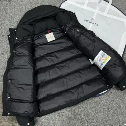 Replica Moncler Women's MONCLER MAYA 70 SHORT DOWN JACKET BLACK 2024 #3750 - Image 3