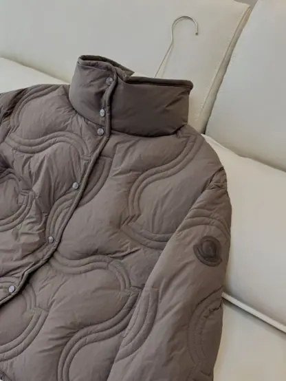 Replica Moncler Women's BERYL SHORT DOWN JACKET Brown 2024 #3745 - Image 2