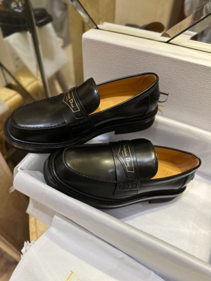 Replica Dior Boy Platform Loafer Women's Shoes Real Leather Shoes #3718 - Image 18