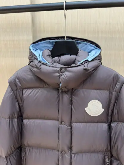 Replica Moncler Men's CYCLONE 2-IN-1 DOWN JACKET DARK BROWN 2024 #3747 - Image 6