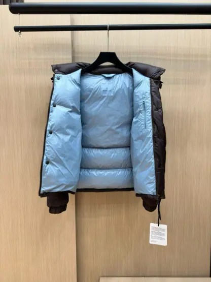 Replica Moncler Men's CYCLONE 2-IN-1 DOWN JACKET DARK BROWN 2024 #3747 - Image 10