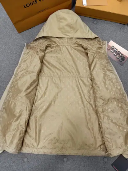 Replica Louis Vuitton Monogram Reversible Nylon Windbreaker Jacket #3598 - Image 8