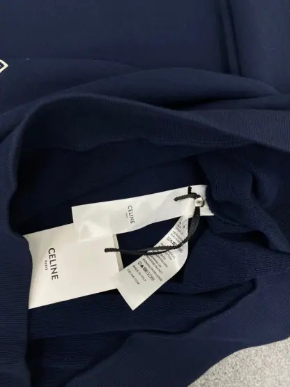 Replica Women's Oversized Celine Sweatshirt in Cotton Fleece #3600 - Image 5