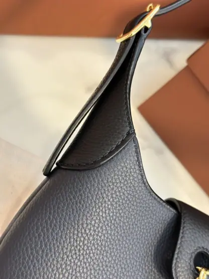 Replica Loro Piana Bobbin Medium Leather Hobo Bag #3727 - Image 3