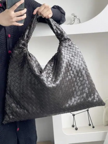 Replica Bottega Veneta Large Hop Fondant Calf Leather Shoulder Bag #3686 - Image 4