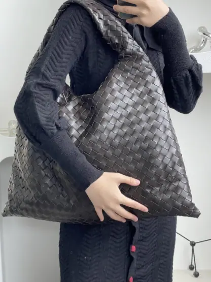 Replica Bottega Veneta Large Hop Fondant Calf Leather Shoulder Bag #3686 - Image 5