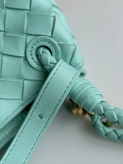 Replica Bottega Veneta Small Parachute Shoulder Bag 796596 Green oasis #3715 - Image 9