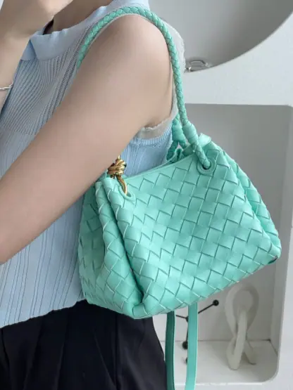 Replica Bottega Veneta Small Parachute Shoulder Bag 796596 Green oasis #3715 - Image 3