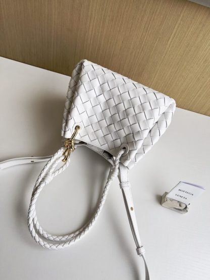 Replica Bottega Veneta Small Parachute Shoulder Bag 796596 Sea salt #3713 - Image 9