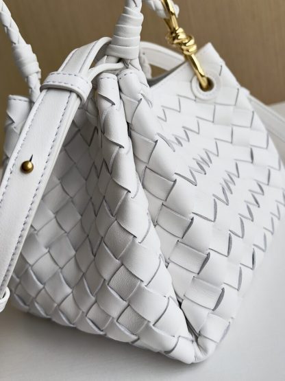 Replica Bottega Veneta Small Parachute Shoulder Bag 796596 Sea salt #3713 - Image 5