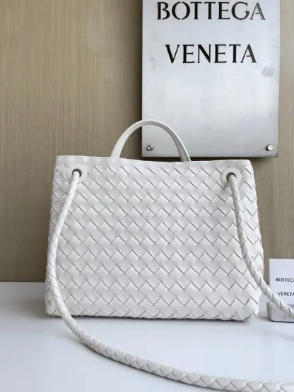 Replica Bottega Veneta Medium Andiamo Tote Bag Top handle bag Sea salt #3642 - Image 8