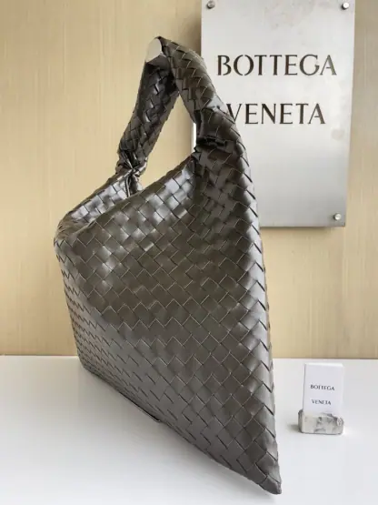 Replica Bottega Veneta Large Hop Kaki Shoulder Bag #3685 - Image 7